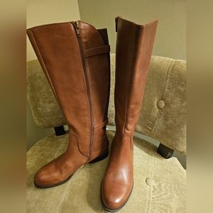 Naturalizer boots Tan knee length size 7WW NWOT